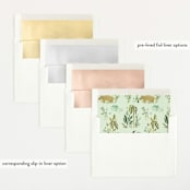 "Jungle Friends" - Birth Announcements in Jungle by Morgan Ramberg - Envelope Liner Options