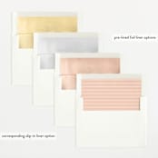 "Name Plate" - Birth Announcements in Melon by Stacey Meacham - Envelope Liner Options