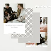 "Little Introduction" - Birth Announcements in Stone by Pixel and Hank - Back of Card Options