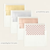 "Heart" - Birth Announcements in Blush by Pixel and Hank - Envelope Liner Options