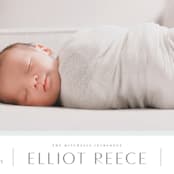 "So Proud" - Birth Announcements in Sky by Carolyn MacLaren - Close-Up