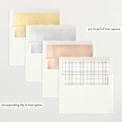 "Clarke" - Birth Announcements in Mint by Robert and Stella - Envelope Liner Options