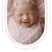 "Bundle of Joy" - Birth Announcements in Gumdrop by Creo Study - Detail