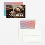 "meet me" - Birth Announcements in Cloud by Snow and Ivy - Assembled