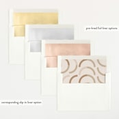 "Dynamic Duo" - Birth Announcements in Cotton by Corinne Malesic - Envelope Liner Options