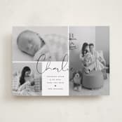 "Trio of Love" - Birth Announcements in Night by Michelle Taylor - Front