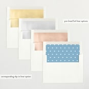 "LOVEABLE" - Birth Announcements in Bluebird by Melanie Kosuge - Envelope Liner Options