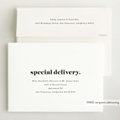 "NEWEST" - Birth Announcements in Cloud by Lori Wemple - FREE Recipient Addressing