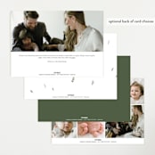 "Woodland wonder" - Birth Announcements in Lichen by Bonnie Davis - Back of Card Options