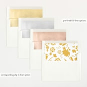 "Modern Floral" - Birth Announcements in Wildflower by Nicole Walsh - Envelope Liner Options