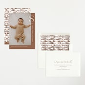 "fresh air" - Birth Announcements in Rust by Stacey Meacham - Assembled