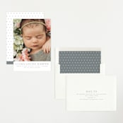 "Canvas" - Birth Announcements in Moon by Megan Davis - Assembled