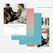 "meet me" - Birth Announcements in Cloud by Snow and Ivy - Back of Card Options