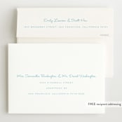 "meet me" - Birth Announcements in Cloud by Snow and Ivy - FREE Recipient Addressing