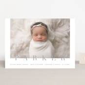 "classic baby" - Birth Announcements in Cement by Sara Hicks Malone - Front