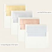 "photo stripes" - Birth Announcements in Steel Blue by Ana Sharpe - Envelope Liner Options