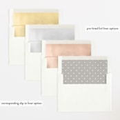 "Serenity" - Birth Announcements in Cloud by Everett Paper Goods - Envelope Liner Options