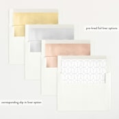 "Ollie" - Birth Announcements in Cotton by Kristie Kern - Envelope Liner Options