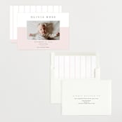 "Cherished" - Birth Announcements in Peony by Kasia Labocki - Assembled