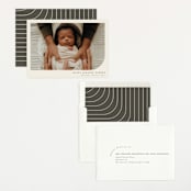 "Simple Photo" - Birth Announcements in Almond by Brianne Larsen - Assembled