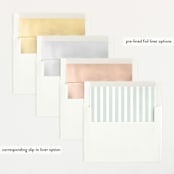 "Story" - Birth Announcements in Sea Salt by Pixel and Hank - Envelope Liner Options
