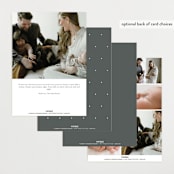 "The Chic Side" - Birth Announcements in Ink by Carolyn MacLaren - Back of Card Options
