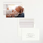 "Perfection" - Birth Announcements in Snow by Pixel and Hank - Assembled