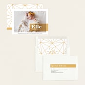 "Magazine Block" - Birth Announcements in Marigold by Maria Hilas-Louie - Assembled