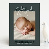 "headline" - Birth Announcements in Hunter by JoAnn Jinks - Front