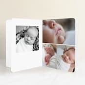 "Name Plate" - Birth Announcement Booklette™ Cards in Melon by Stacey Meacham - Interior Option - 1