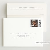 "Love Multiplies" - Birth Announcement Booklette™ Cards in Dusty Blue by Julie Murray - FREE Recipient Addressing