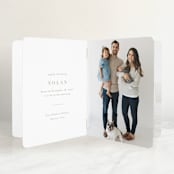 "Menil" - Birth Announcement Booklette™ Cards in Fawn by Megan Davis - Interior Option - 2