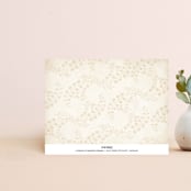 "Storybook Classic" - Personalized Stationery in Chocolate Creme by Jody Wody - Back of Card