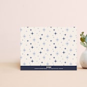 "Give You the Moon RSVP Card" - Personalized Stationery in Sky by Amber Barkley - Back of Card