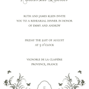 "Telma" - Personalized Stationery in Olive by Lisa Joanna Harrison - Close-Up