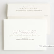 "glittery hooray" - Children's Birthday Party Invitations in Doll by Creo Study - FREE Recipient Addressing