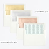 "Gilded Garland" - Children's Birthday Party Invitations in Peppermint by Angela Thompson - Envelope Liner Options