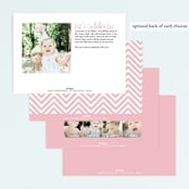"Confetti bash" - Children's Birthday Party Invitations in Bubblegum by Stacey Meacham - Back of Card Options