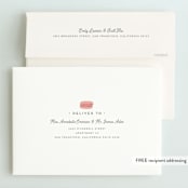 "Macaron Parlor" - Children's Birthday Party Invitations in Mist by Jennifer Lew - FREE Recipient Addressing