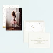 "pixie" - Children's Birthday Party Invitations in Gold by Angela Garrick - Assembled
