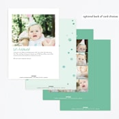 "FIN-TASTIC CELEBRATION" - Children's Birthday Party Invitations in Papaya by Hallie Fischer - Back of Card Options
