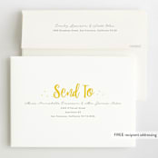 "Little Sunshine" - Children's Birthday Party Invitations in Daffodil by Karidy Walker - FREE Recipient Addressing