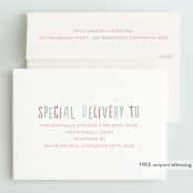 "Shero Party" - Children's Birthday Party Invitations in Carnation by Baumbirdy - FREE Recipient Addressing