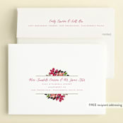 "Blooming One" - Children's Birthday Party Invitations in Petal by Grace Kreinbrink - FREE Recipient Addressing
