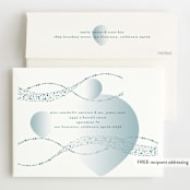 "whimsical balloon" - Children's Birthday Party Invitations in Teal by Phrosné Barwood - FREE Recipient Addressing