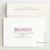 "Modern Glow" - Children's Birthday Party Invitations in Ebony by Simona Camp - FREE Recipient Addressing