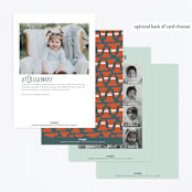 "Shiny Cars" - Children's Birthday Party Invitations in Aqua by Amy Payne - Back of Card Options