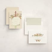 "Tulip Topper" - Children's Birthday Party Invitations in Peaches by Grace Kreinbrink - Assembled
