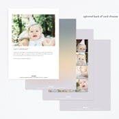"Out of this World" - Children's Birthday Party Invitations in Lunar by Leah Bisch - Back of Card Options