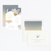 "Out of this World" - Children's Birthday Party Invitations in Lunar by Leah Bisch - Assembled
